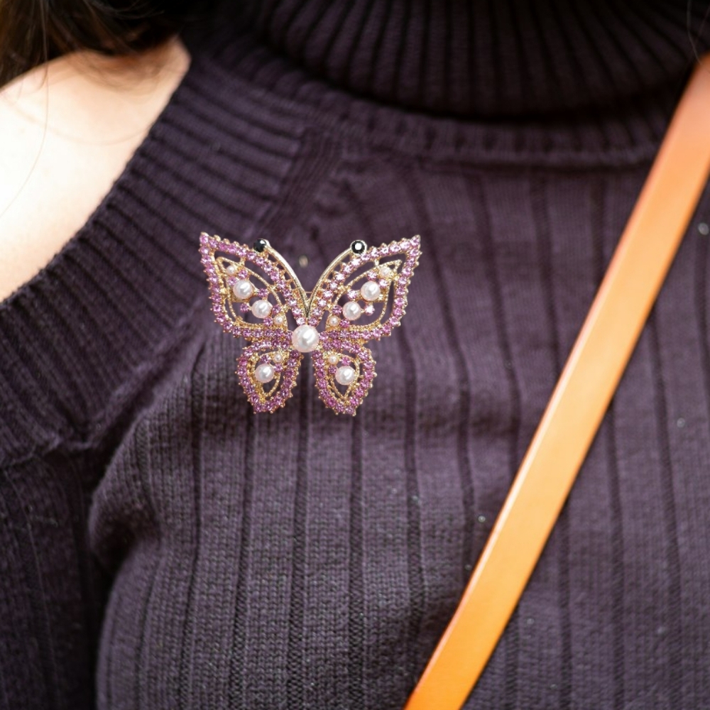 Elegant Butterfly Brooch | Available In Several Colors